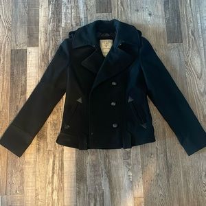 Guess Brand Wool Pea Coat (M)